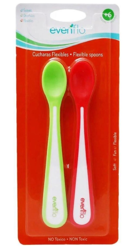 Cucharas flexibles Evenflo
