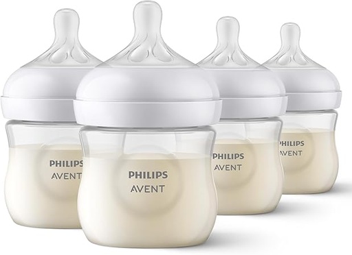 Biberones 4oz Avent Philips Natural 4Pack 