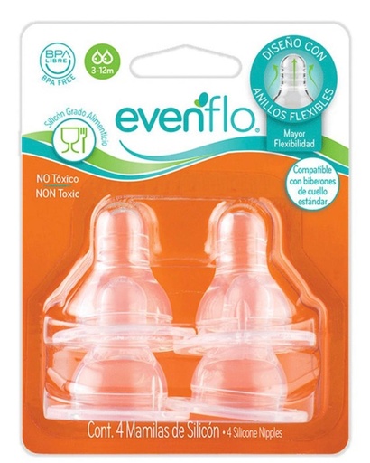 Mamila evenflo 4 pack 
